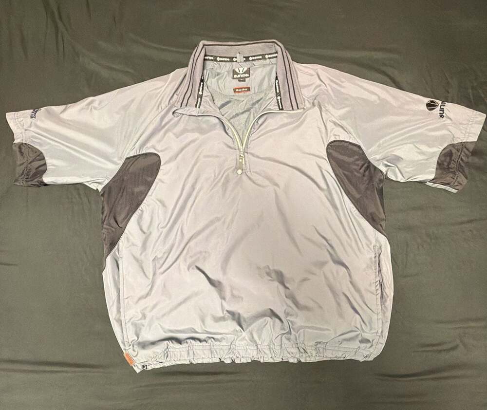 Sunice Short Sleeve Weather Pullover Windbreaker Jacket Size L Whitmoor Golf